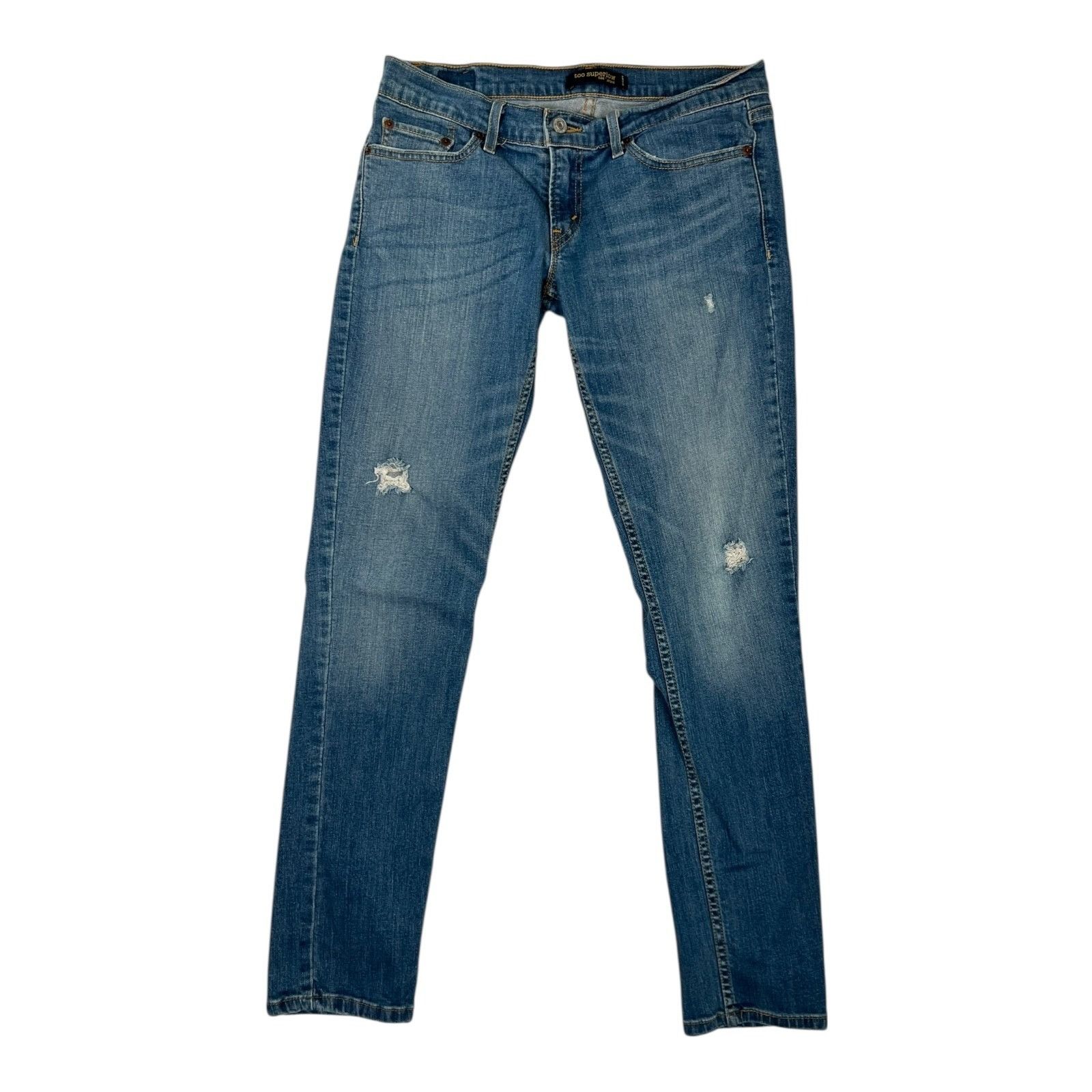 Levi's Levi's 524 Too Superlow Jeans Women's 9 M 30x29 Low Rise Str Size 29" - 1 Thumbnail