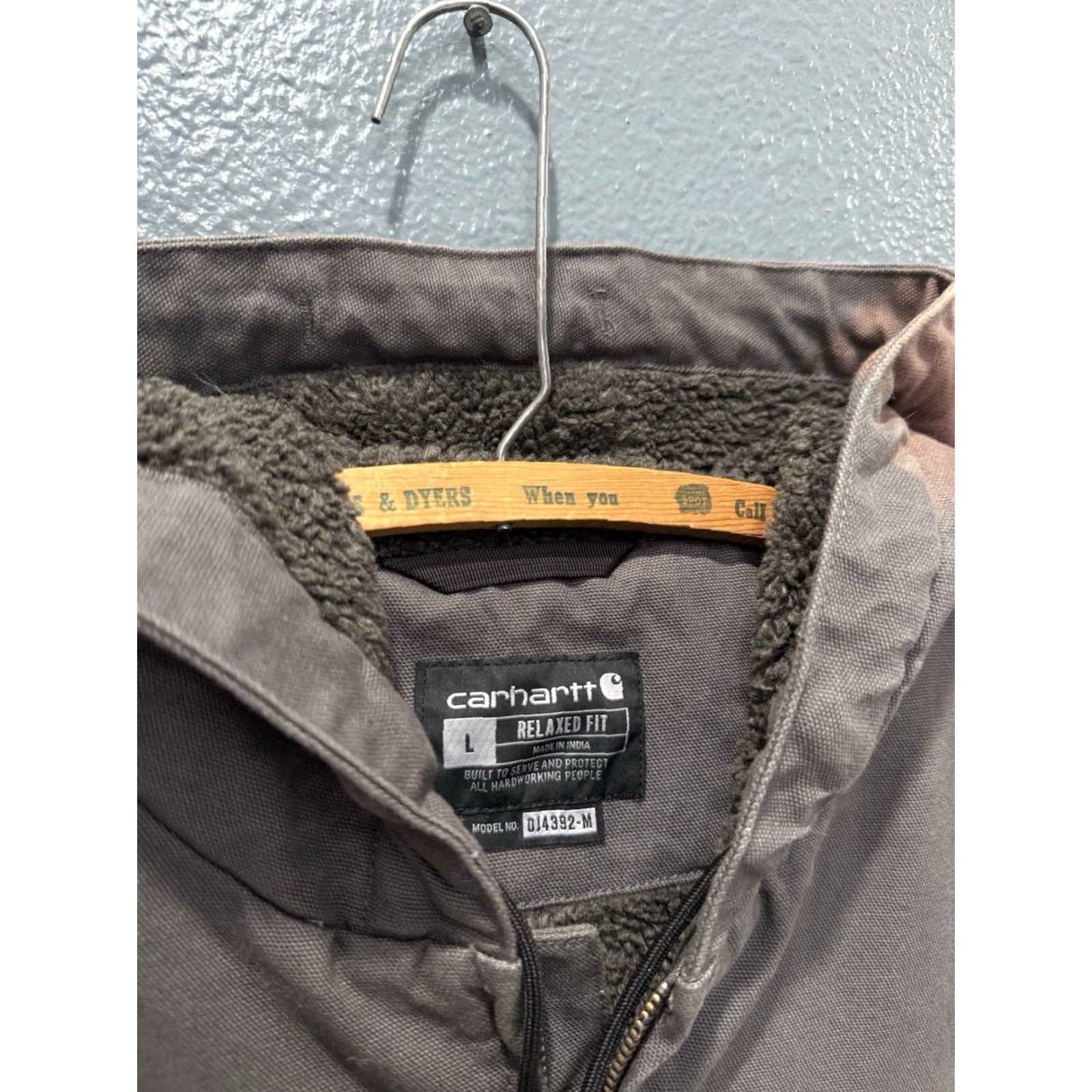 Carhartt VINTAGE Carhartt DJ4392M Hooded Detroit Fleece Lined Jacket Men’s Large Size US L / EU 52-54 / 3 - 2 Thumbnail