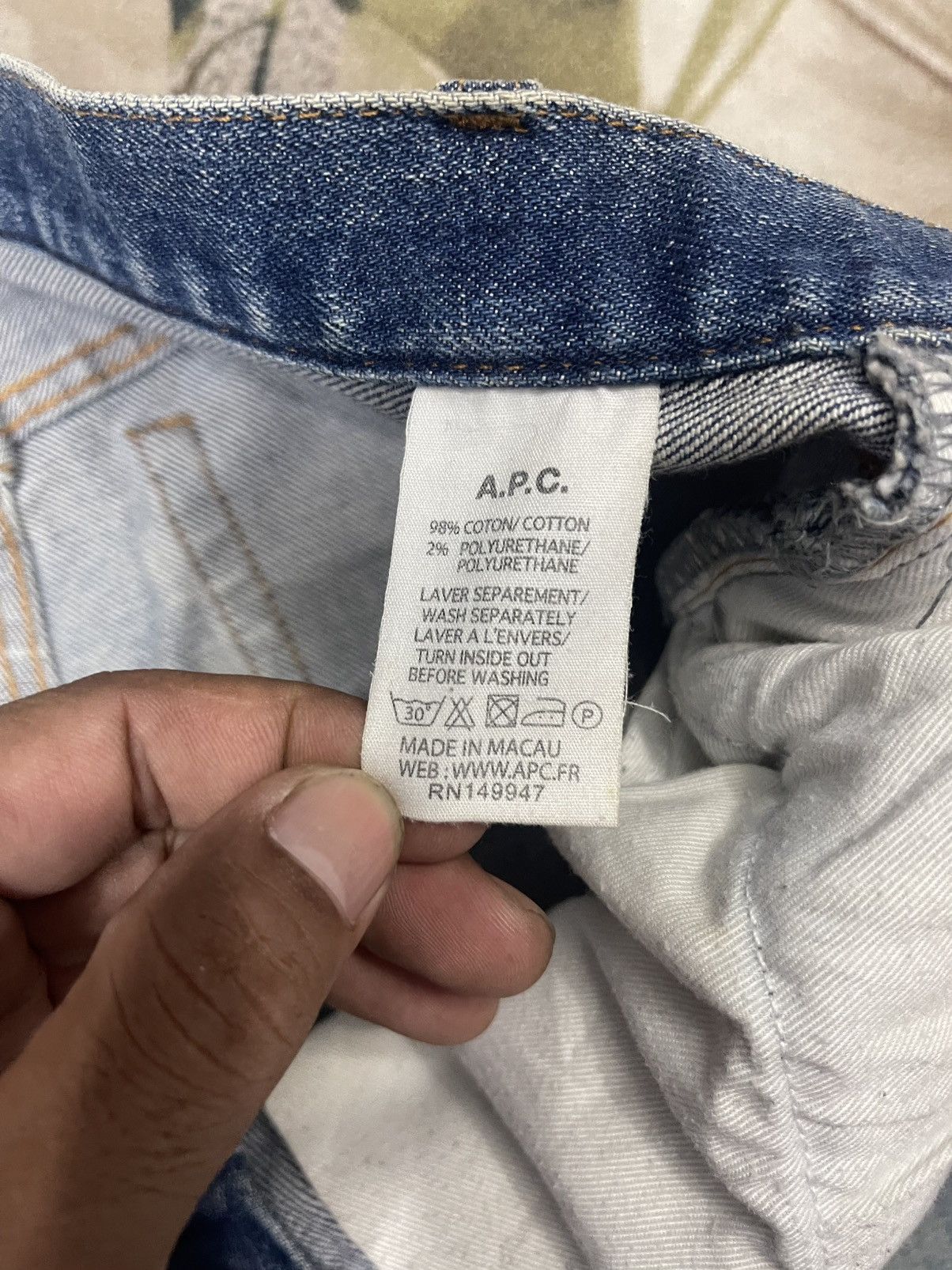 A.P.C. APC Jeans Streetwear Size US 29 - 4 Thumbnail