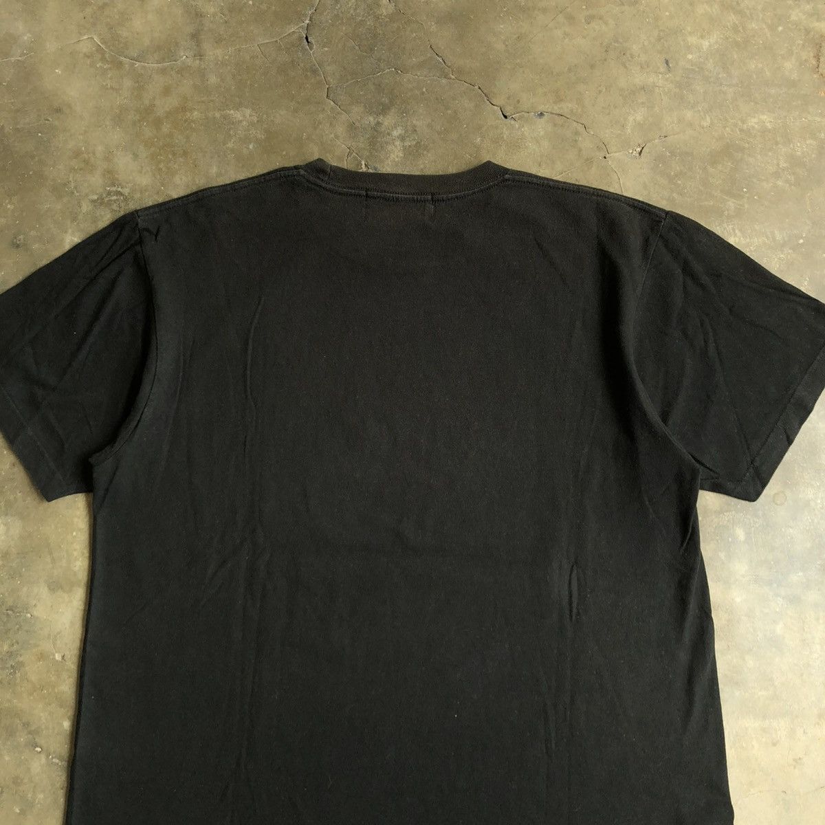 Vintage 2000s Aristrist Chono Network Logo Box T-shirt Black Size US L / EU 52-54 / 3 - 7 Thumbnail