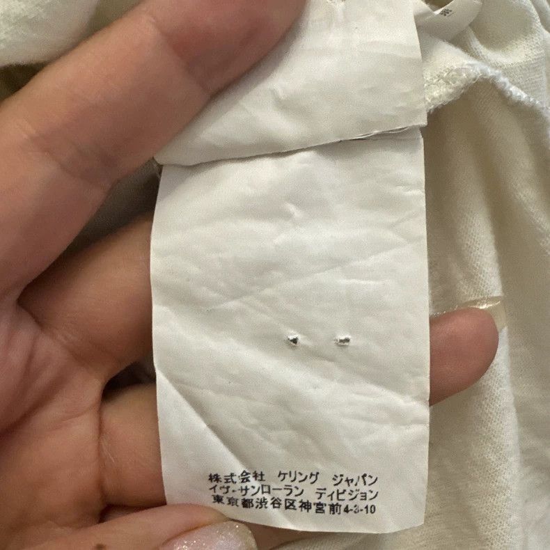 Saint Laurent Paris Saint laurent paris White short sleeve 2506-Nextarrow Size US M / EU 48-50 / 2 - 5 Thumbnail