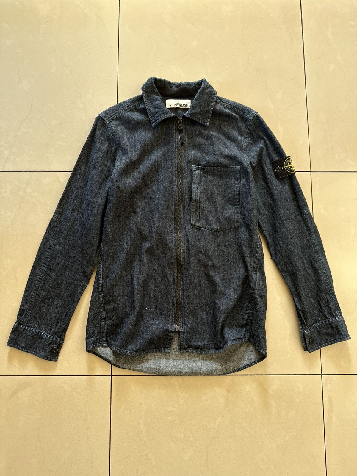 Stone Island Stone island denim jeans overshirt jacket S men Size US S / EU 44-46 / 1 - 1 Thumbnail