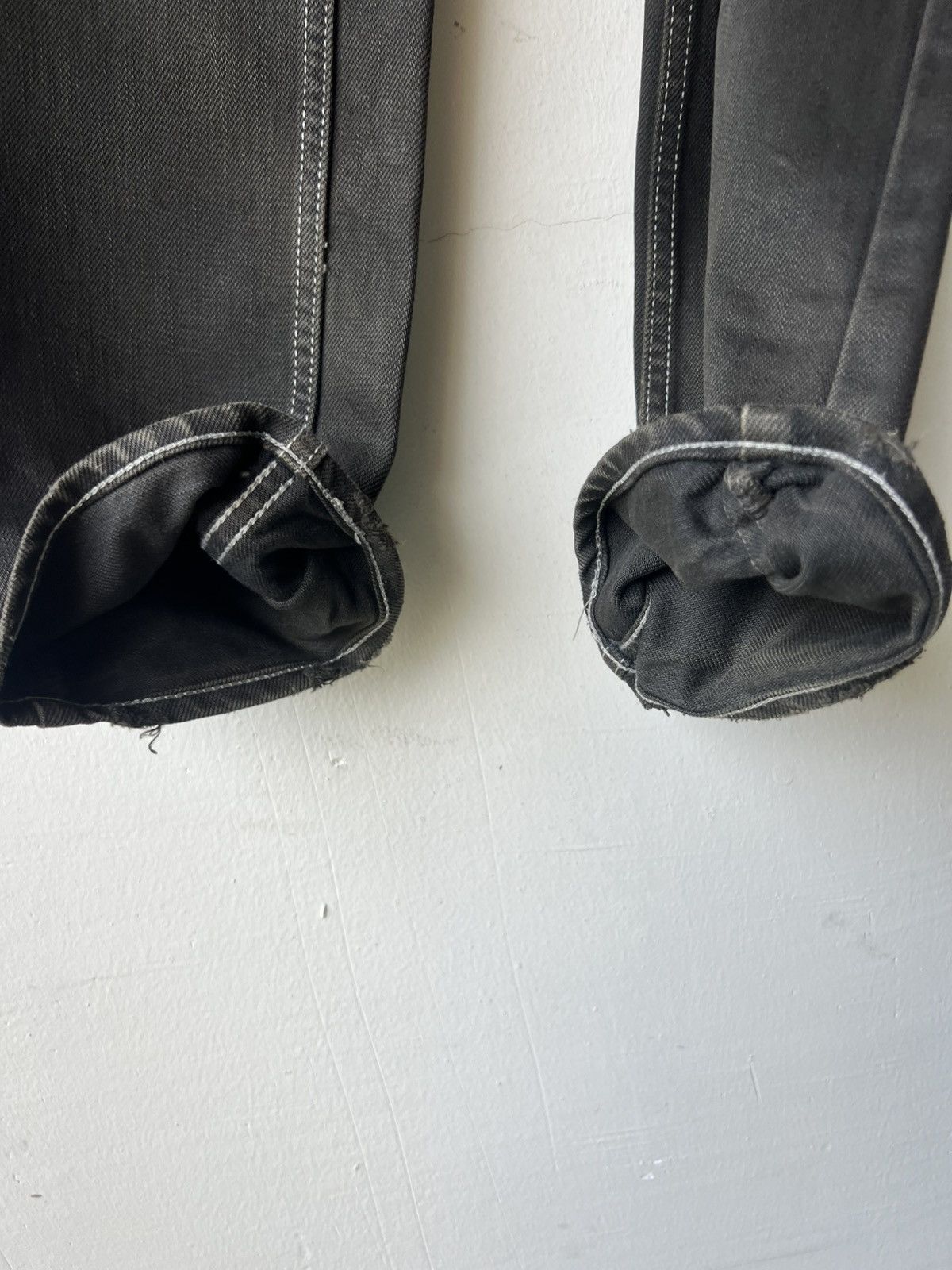 Lounge Lizard Lounge Lizard Waxed Denim Jeans Size US 30 / EU 46 - 15 Thumbnail