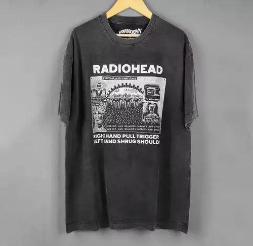 Japanese Brand "RADIOHEAD" Graphic Printed Cotton Tshirt Size US M / EU 48-50 / 2 - 1 Thumbnail
