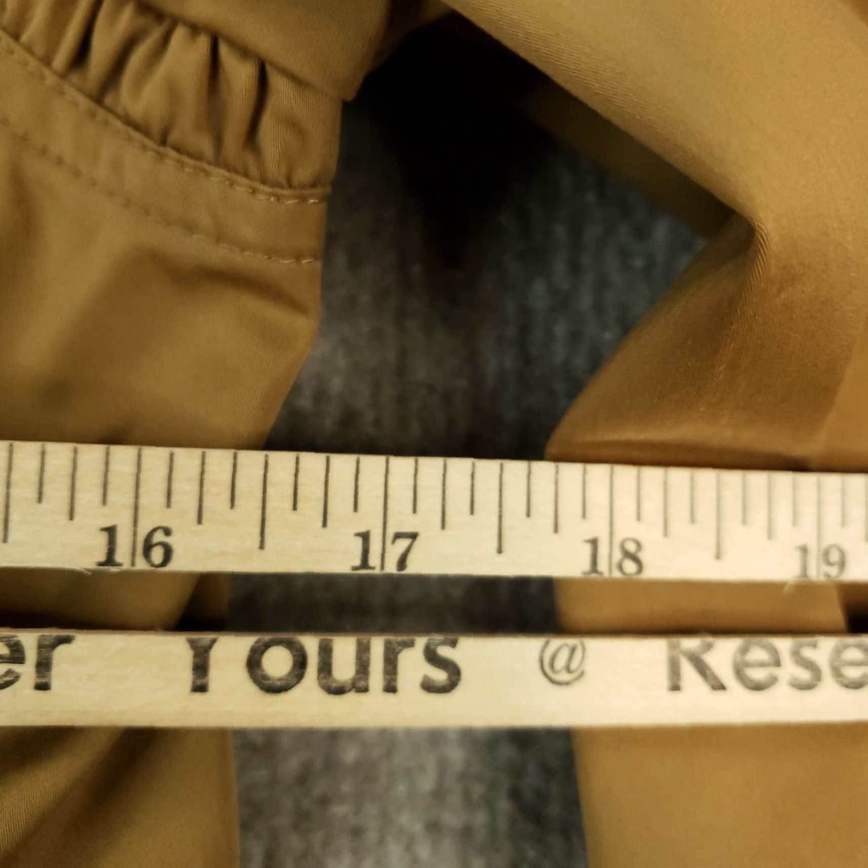 Vintage Yansi Fugel Coat Womens S Brown Pockets Button Front Casual Z Ruffles Size S / US 4 / IT 40 - 4 Thumbnail