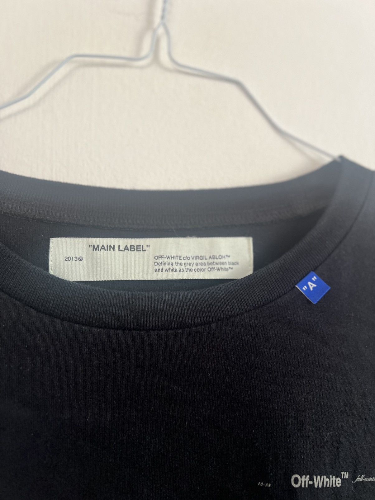 Off-White Off White Unfinished Logo TEE Size US XL / EU 56 / 4 - 8 Thumbnail
