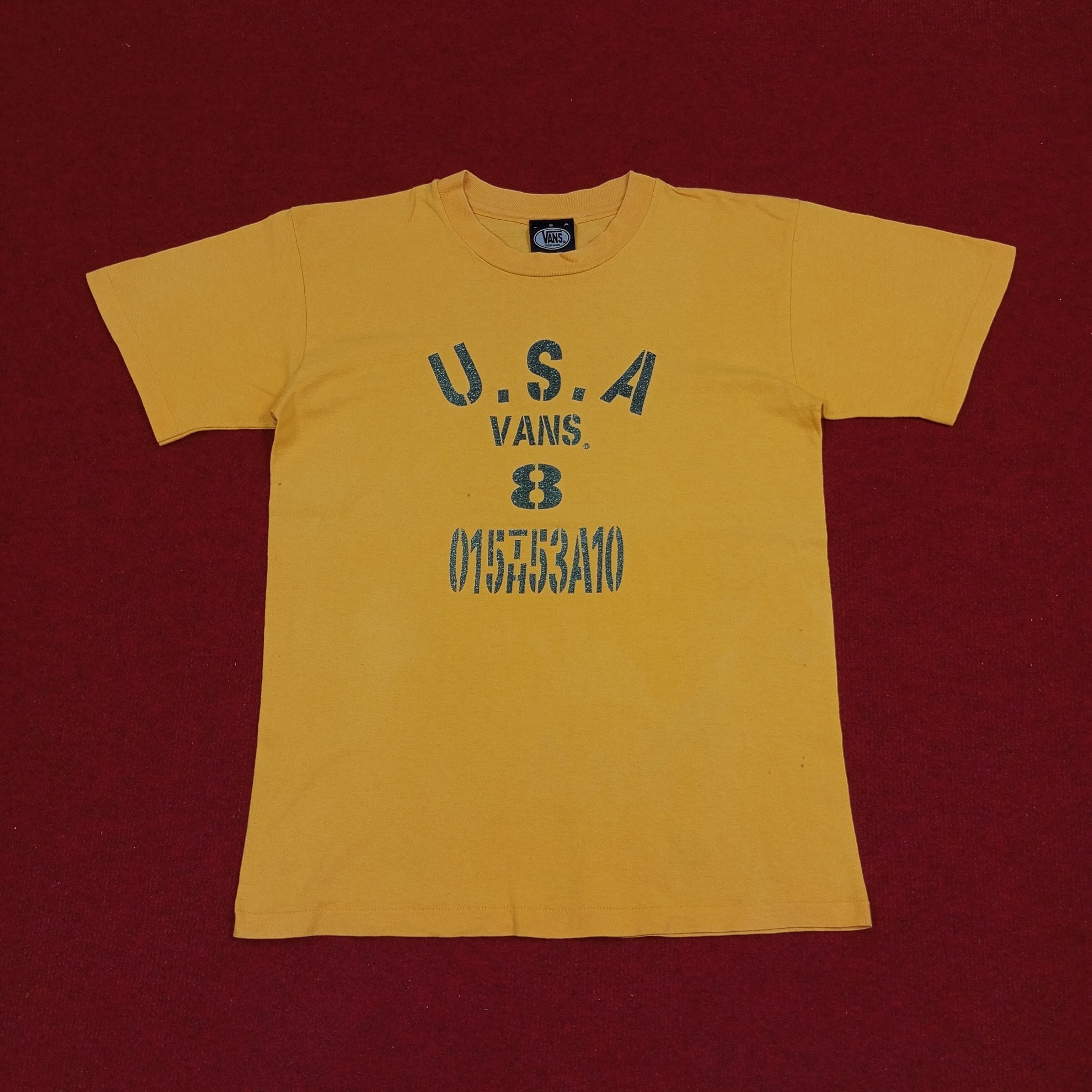 Vans × Vintage Vans USA Skateboard Streetwear Style Vintage Tshirt Size US M / EU 48-50 / 2 - 1 Thumbnail