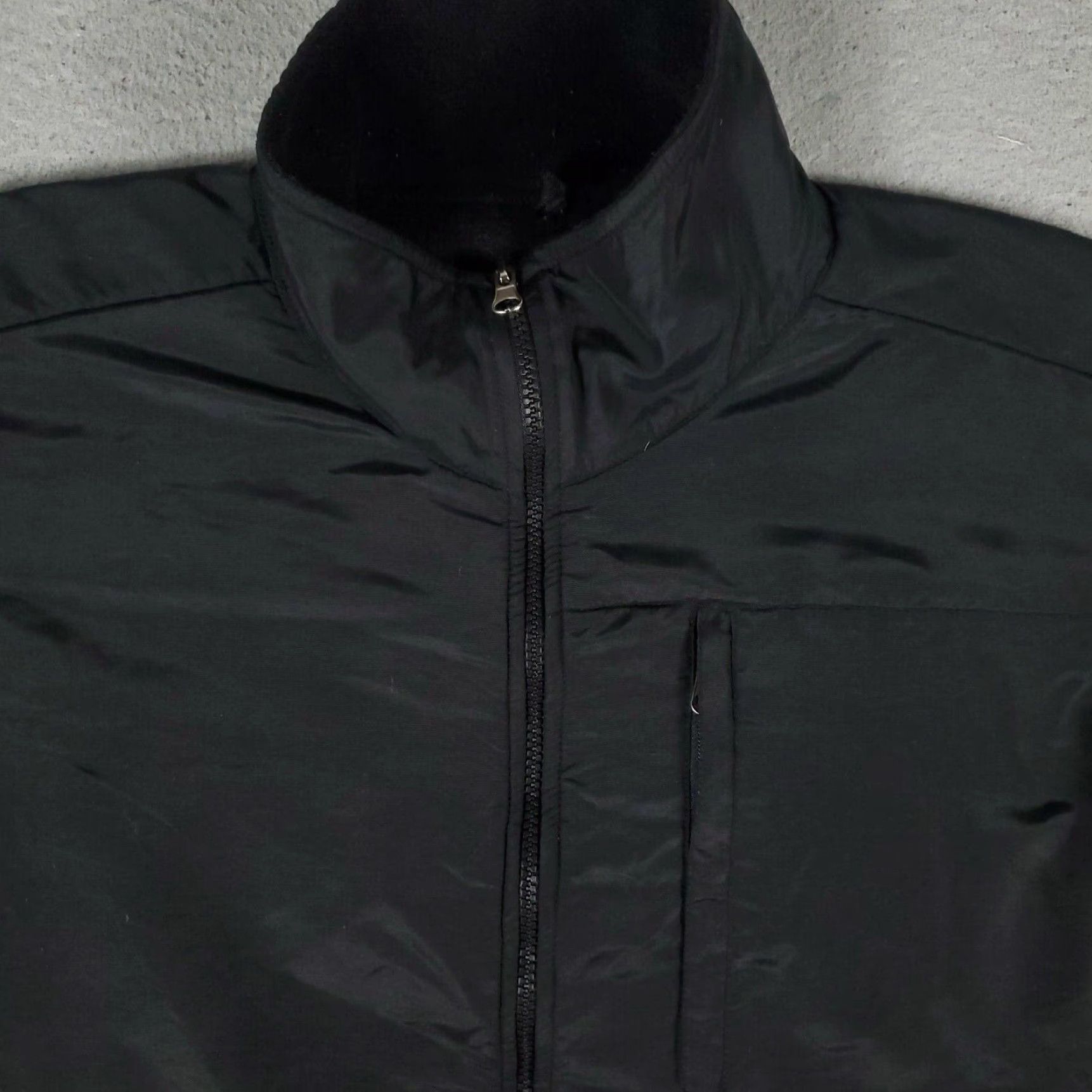 Vintage Steve & Barrys Jacket Mens Size Large Black Fleece Full Up Winter Coat Size US L / EU 52-54 / 3 - 2 Thumbnail