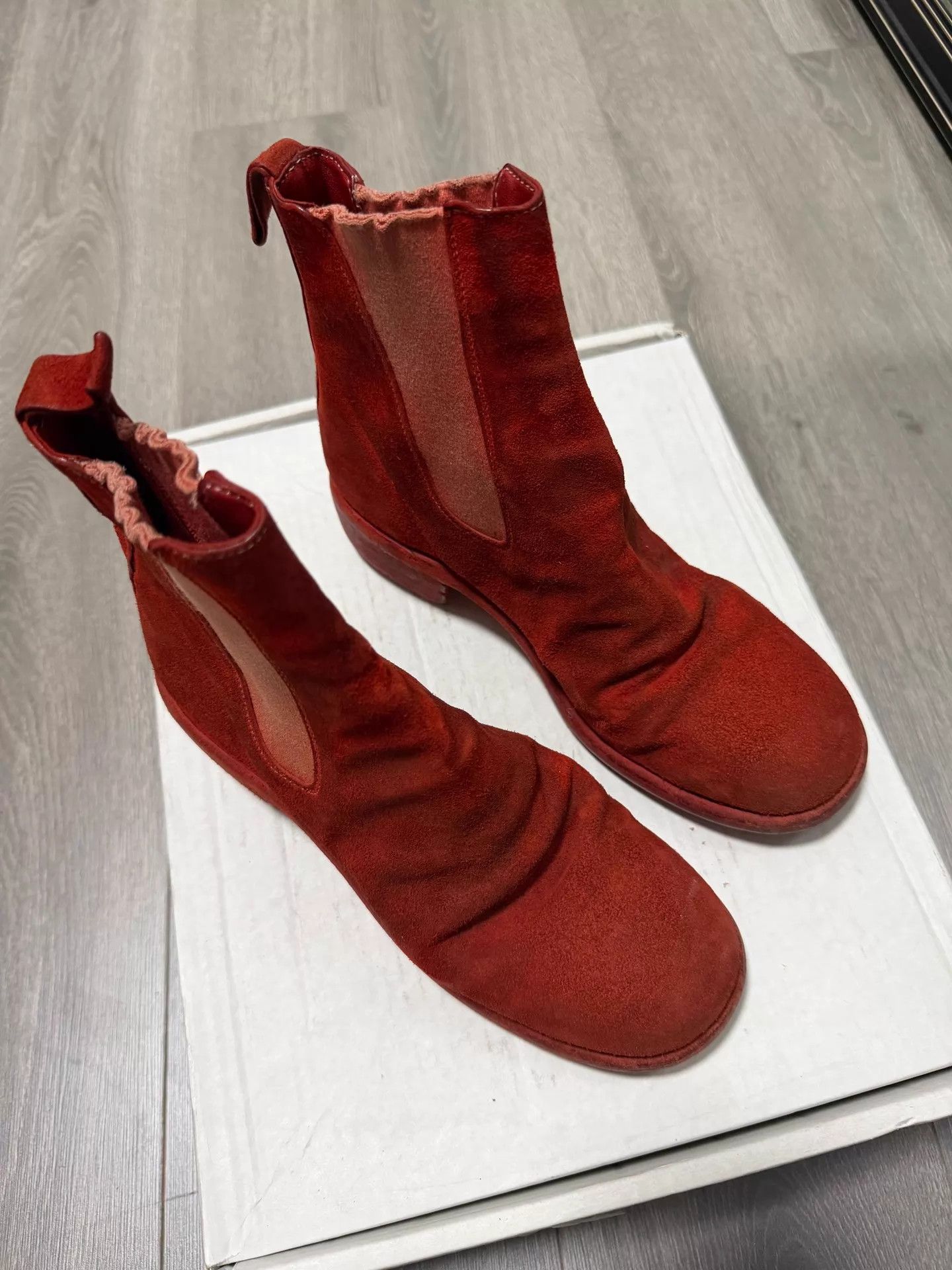 Guidi Guidi 76 Red Suede 36 Size US 5.5 / IT 35.5 - 1 Thumbnail