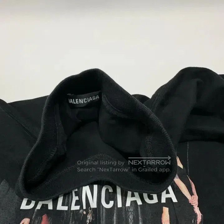 Balenciaga Balenciaga Vintage Logo Print Black Short Sleeve T. Size US M / EU 48-50 / 2 - 1 Thumbnail