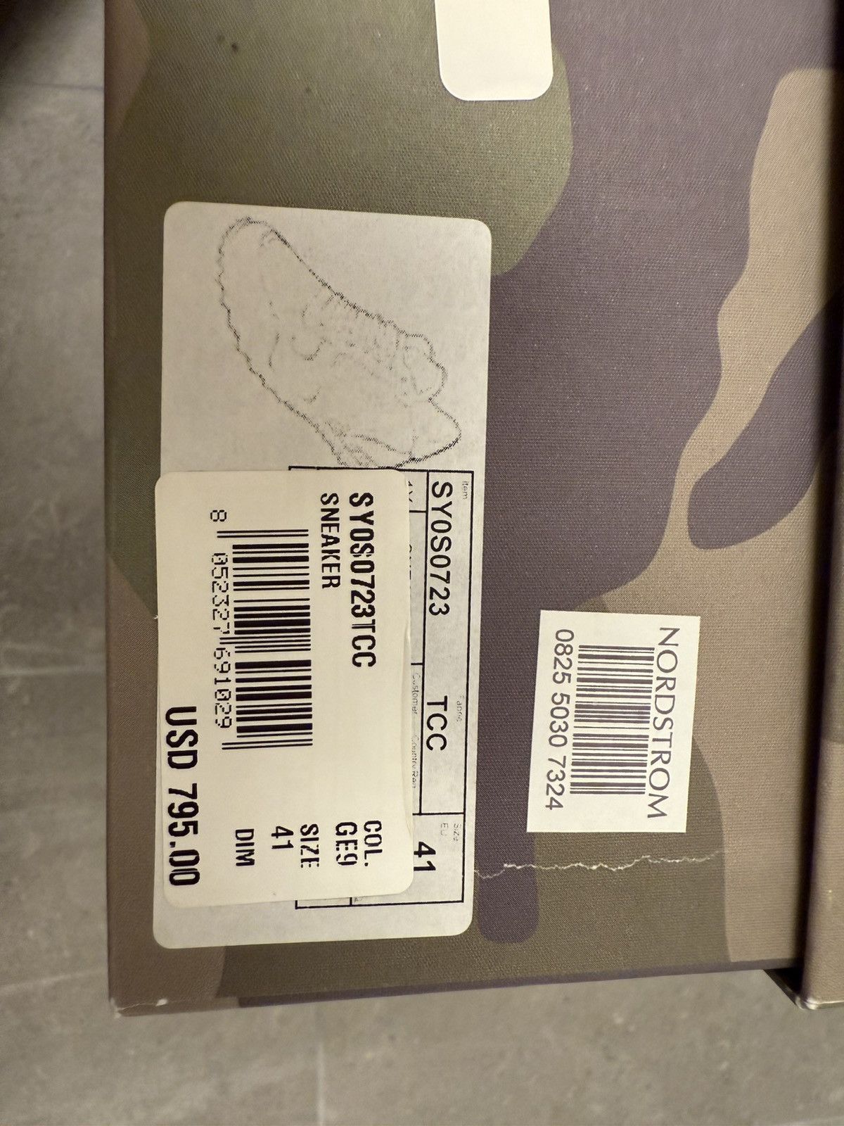 Valentino CAMOUFLAGE ROCKRUNNER SNEAKERS LEATHER & CANVAS Size US 11 / IT 41 - 13 Thumbnail