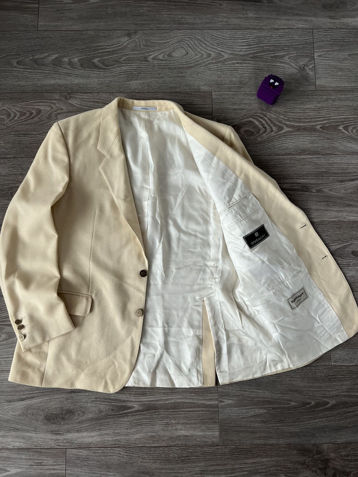 Givenchy Vintage Archival Givenchy Wool/Mohair Luxury Blazer Size 46R - 16 Thumbnail