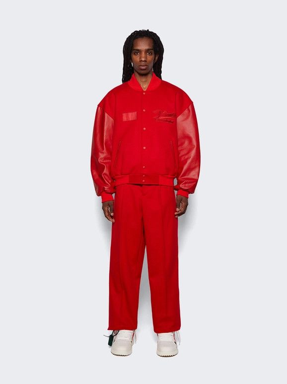 VTMNTS o1mle0326 Wool Tailored Pants in Red Size US 36 / EU 52 - 2 Thumbnail