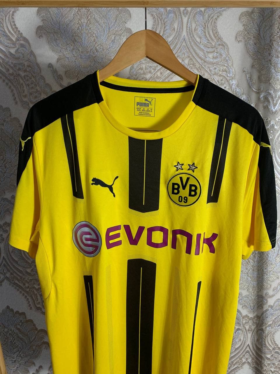 Puma Vintage Puma FC Borussia Dortmund Germany Soccer Jersey Size US XL / EU 56 / 4 - 2 Thumbnail