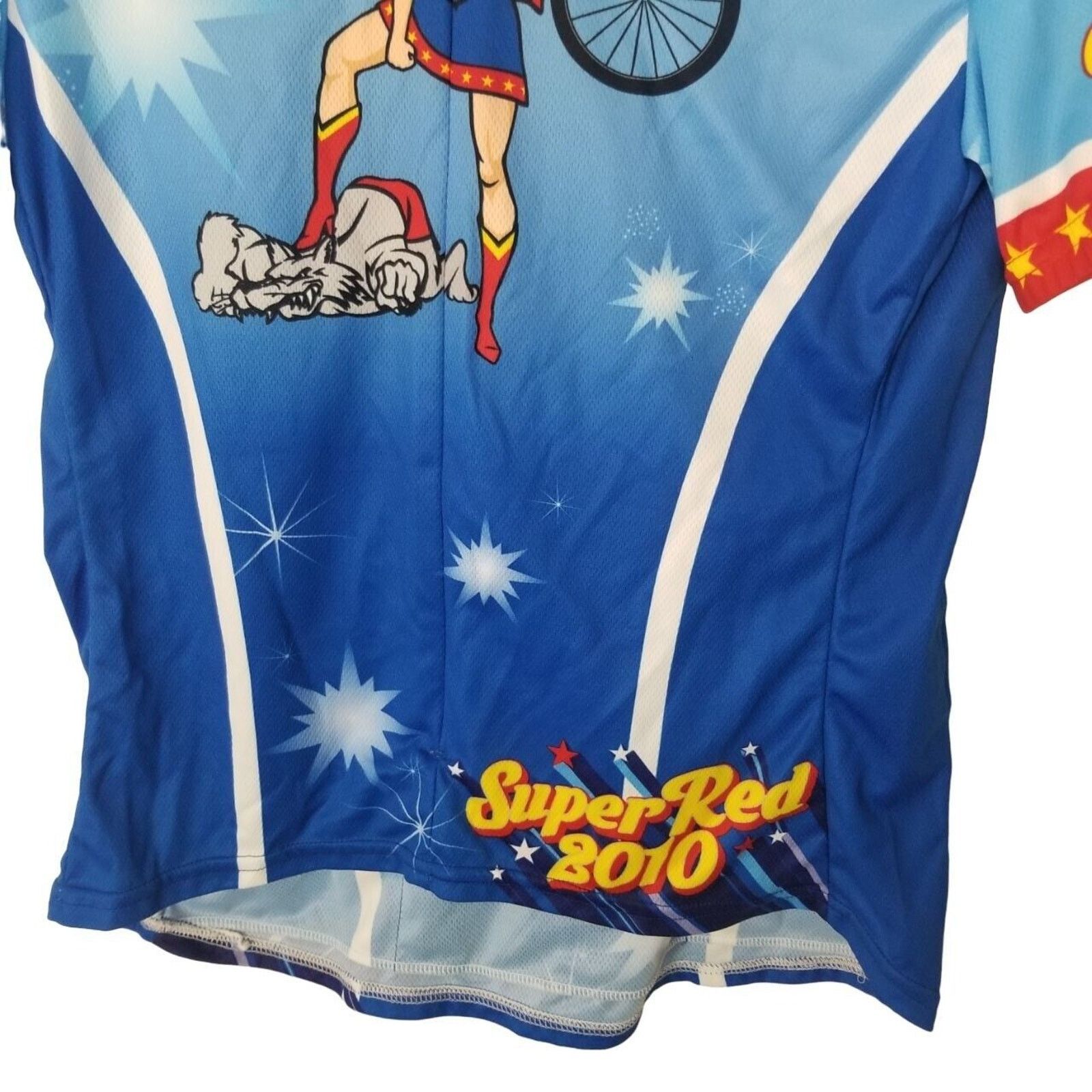 Poler Voler Bonneville Super Red Riding Hood 2010 Cycle Jersey L Size US L / EU 52-54 / 3 - 3 Thumbnail
