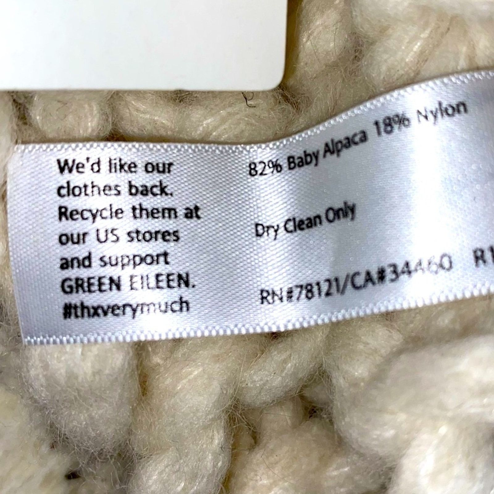 Eileen Fisher New $139 EILEEN FISHER Baby Alpaca Snood Infinity Scarf Size ONE SIZE - 6 Thumbnail