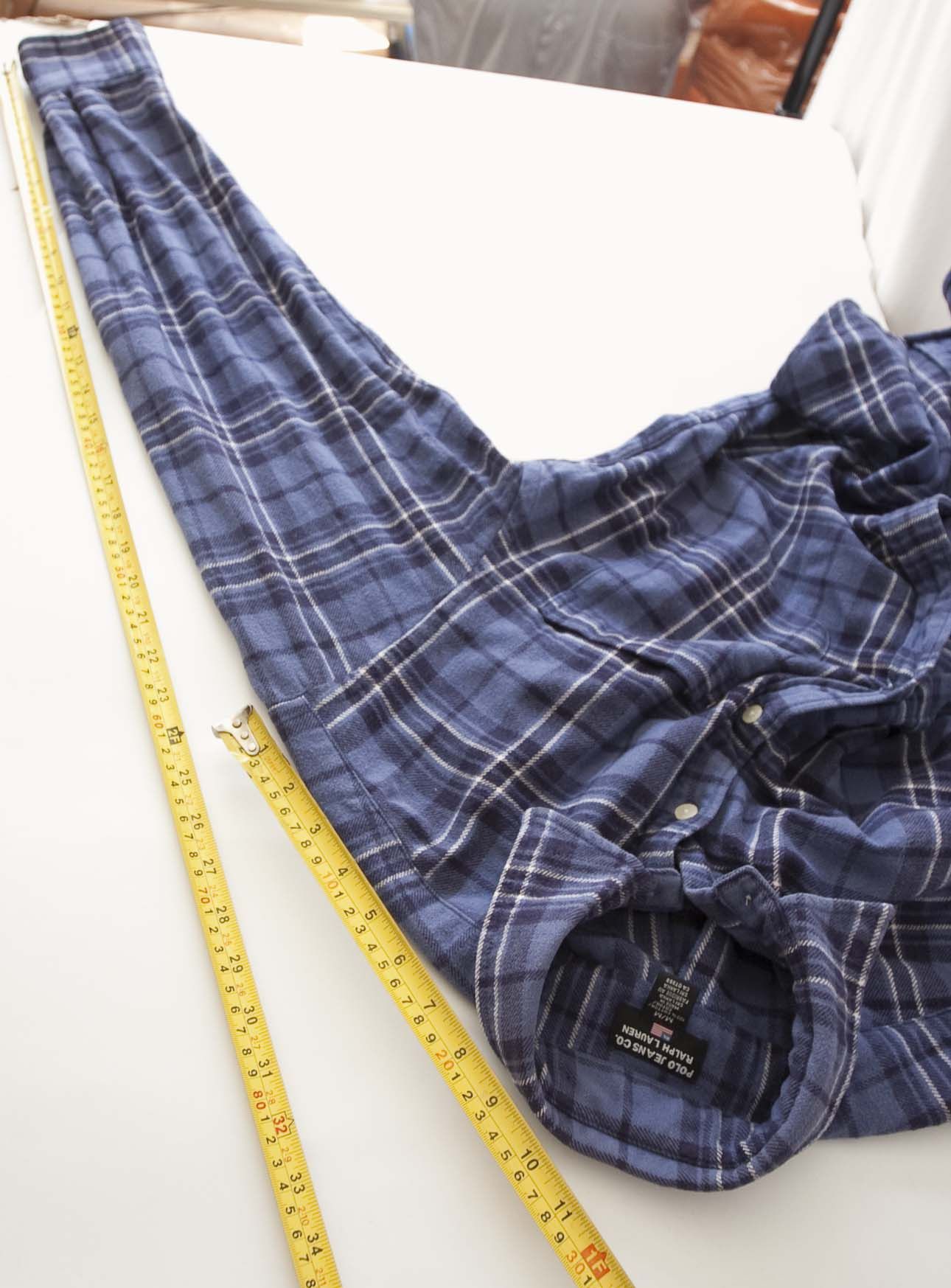 Polo Ralph Lauren × Vintage Polo Jeans Co. Ralph Lauren Heavy Shirt Flannel Size M Blue Size US M / EU 48-50 / 2 - 7 Thumbnail