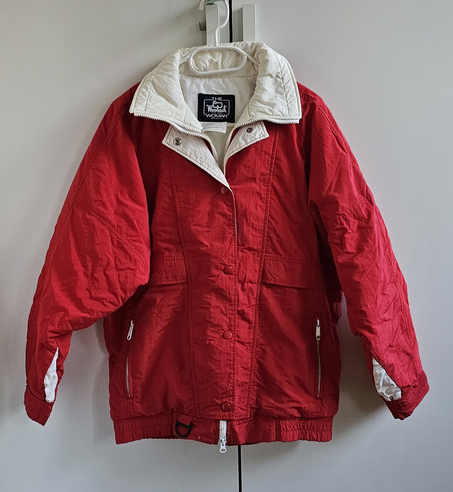 Woolrich Woolen Mills Woolrich women's winter jacket S vintage red Size S / US 4 / IT 40 - 2 Thumbnail