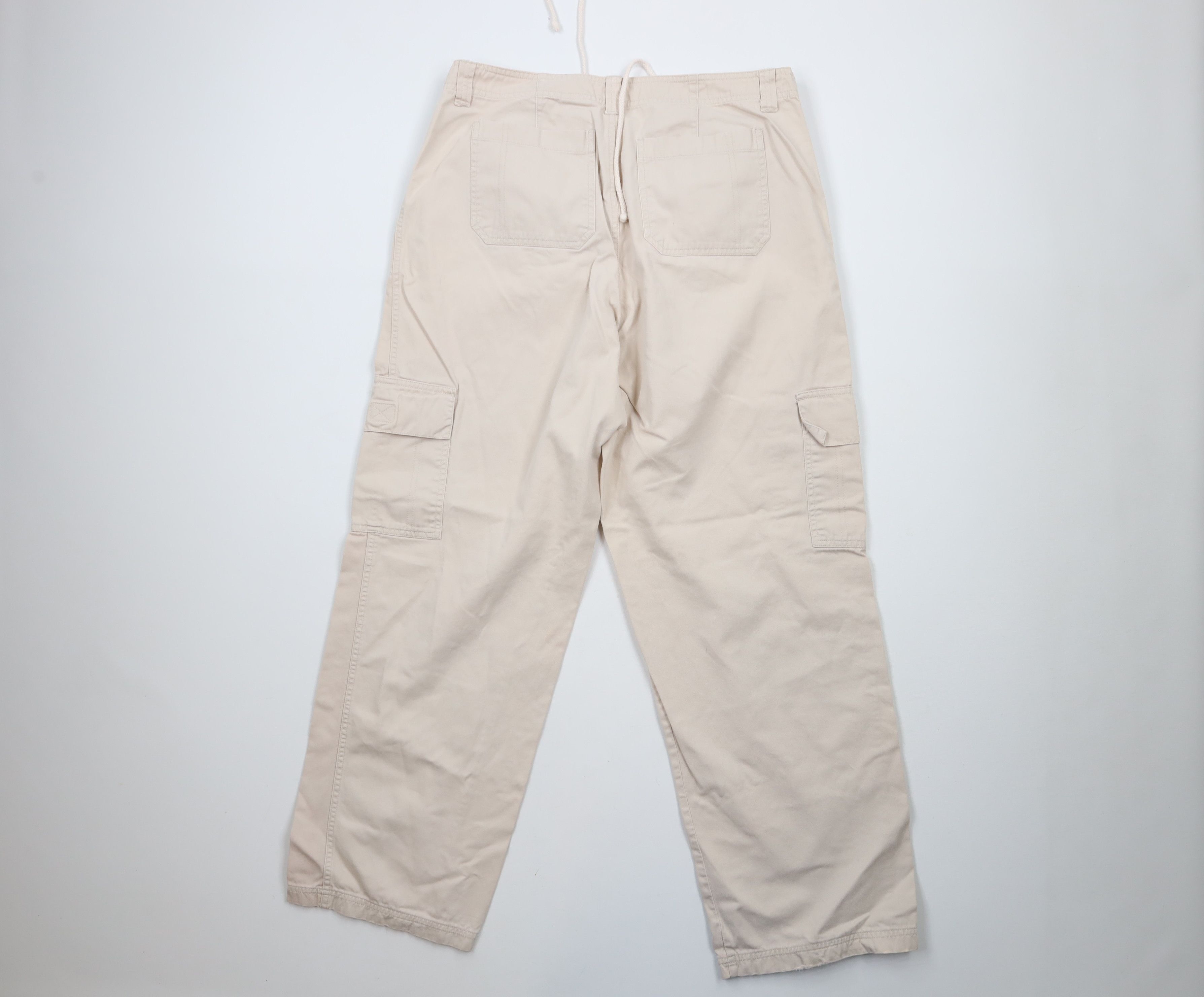 Vintage Vintage 90s Streetwear Wide Leg Baggy Cargo Pants Cotton Size 36" / US 14 / IT 50 - 7 Thumbnail