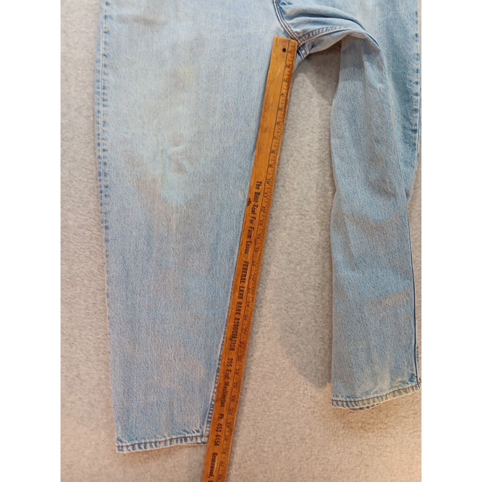 Levi's VINTAGE Levi's Jeans 40x30 Blue Relaxed Tapered 5-Pocket Denim USA 02 Mens Size US 40 / EU 56 - 6 Thumbnail