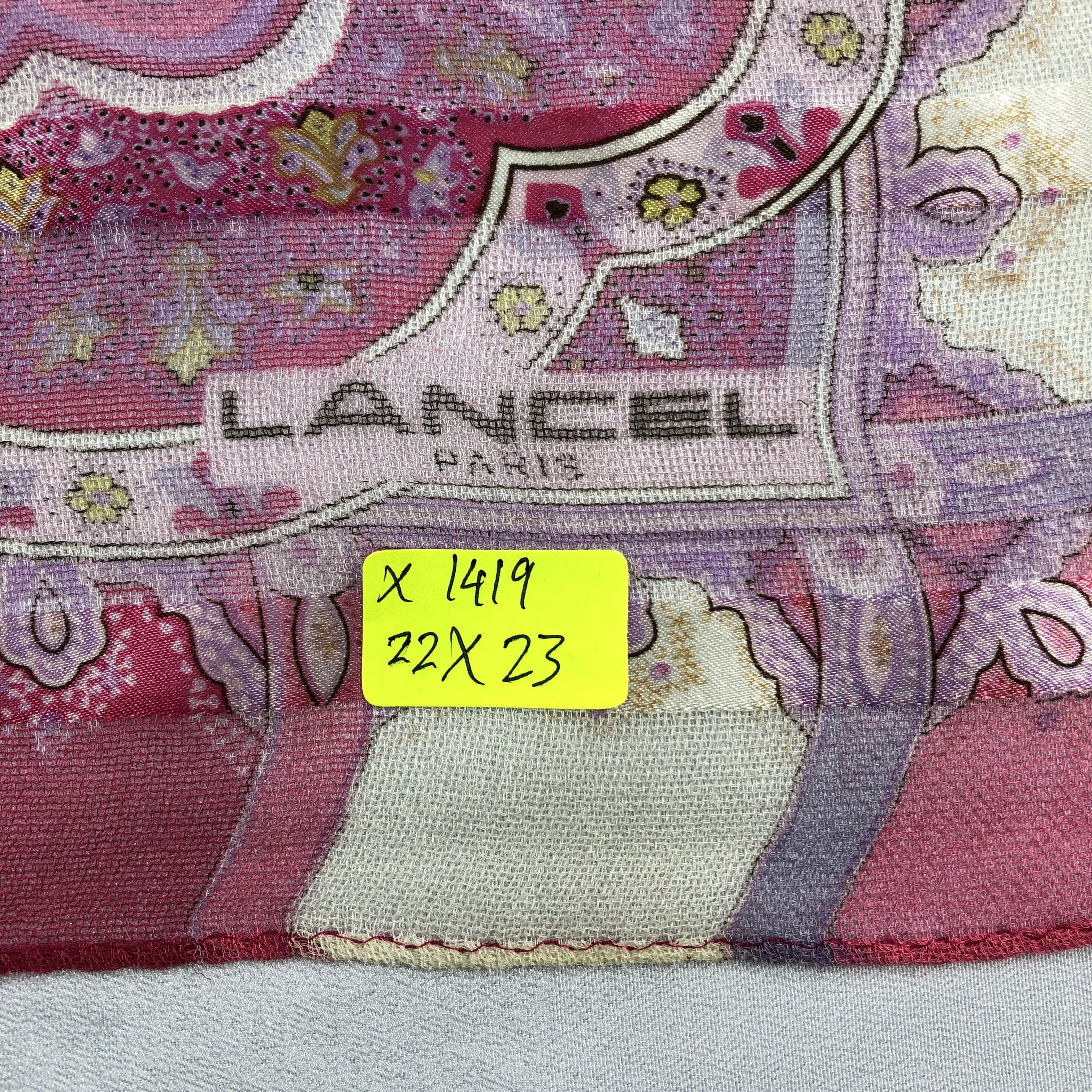 Lancel Vintage Lancel Silk Scarf Size ONE SIZE - 5 Thumbnail