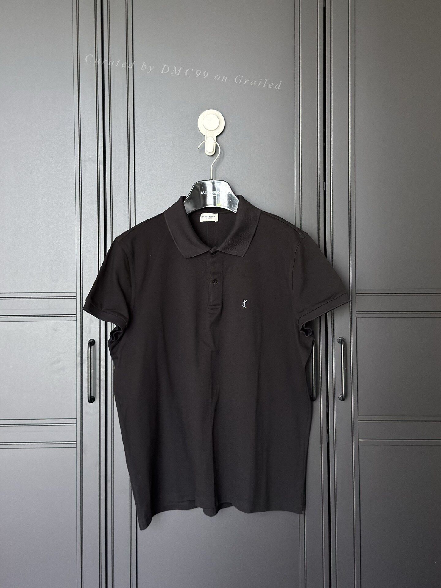 Saint Laurent Paris Saint Laurent Men's Classic Polo Size US L / EU 52-54 / 3 - 1 Thumbnail