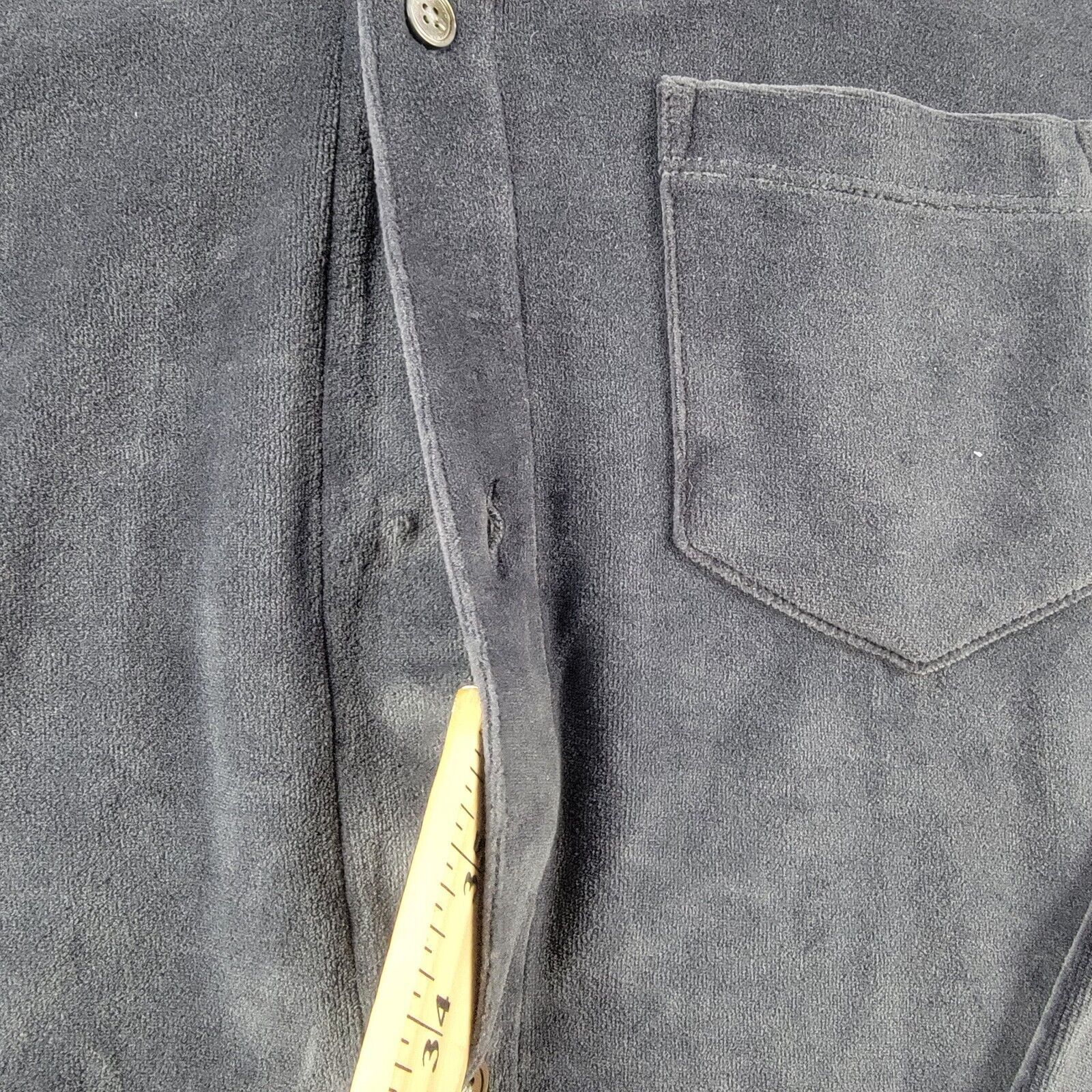 Todd Snyder Todd Snyder Straight Fit Portuguese Velour Shirt *Flaw* Size US S / EU 44-46 / 1 - 11 Thumbnail