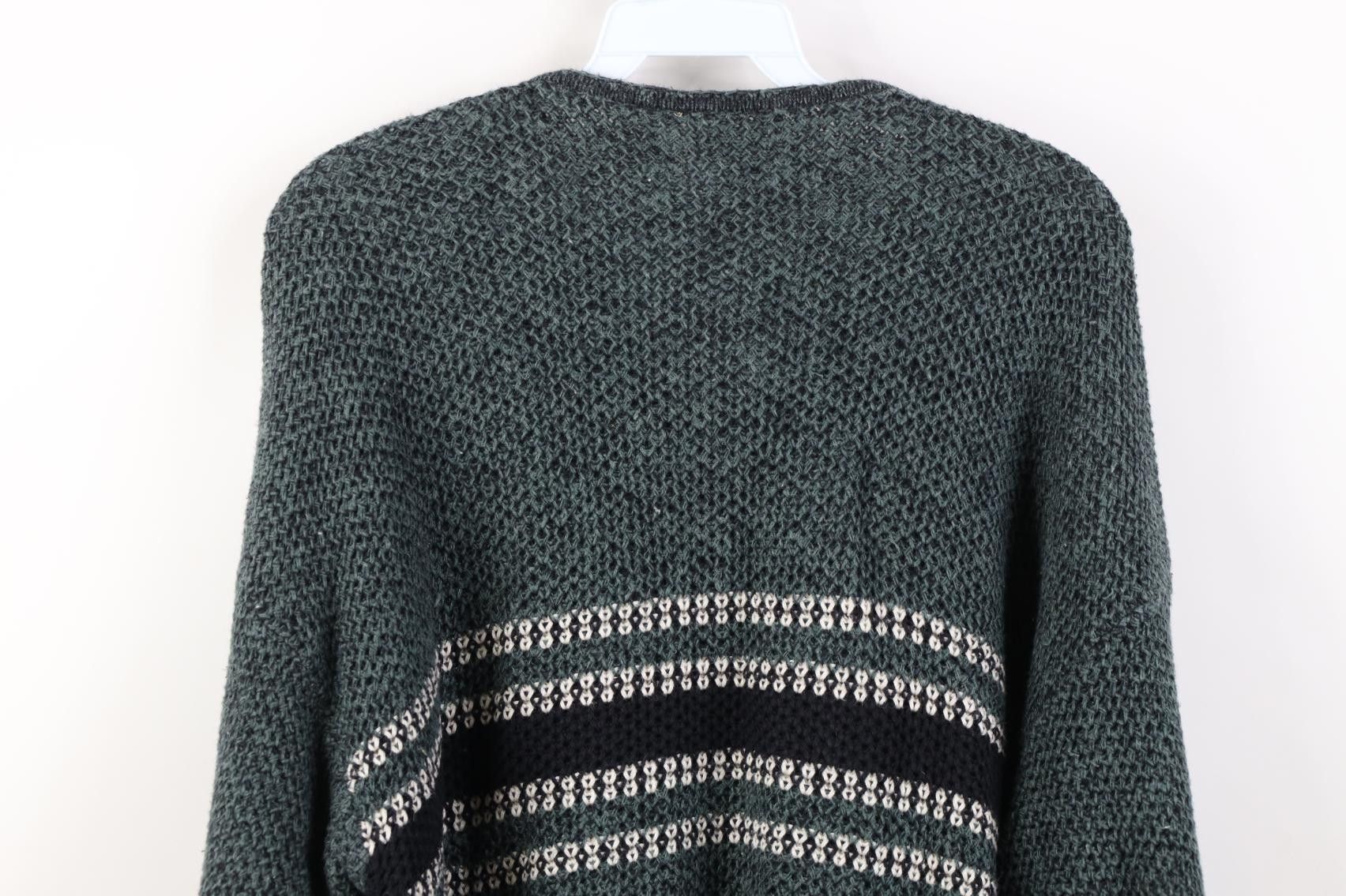 Vintage Vintage 90s Streetwear Thermal Weave Knit Henley Sweater Size US L / EU 52-54 / 3 - 11 Thumbnail