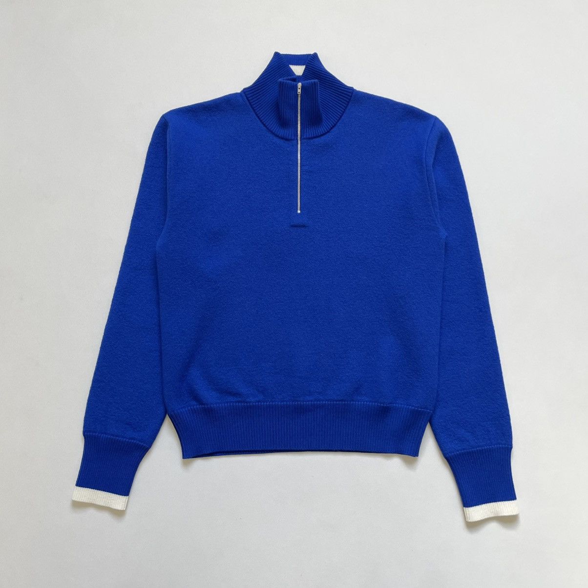 Maison Margiela A/W 21 Brushed Wool ‘Quarter Zip’ Sweater Size US M / EU 48-50 / 2 - 2 Thumbnail