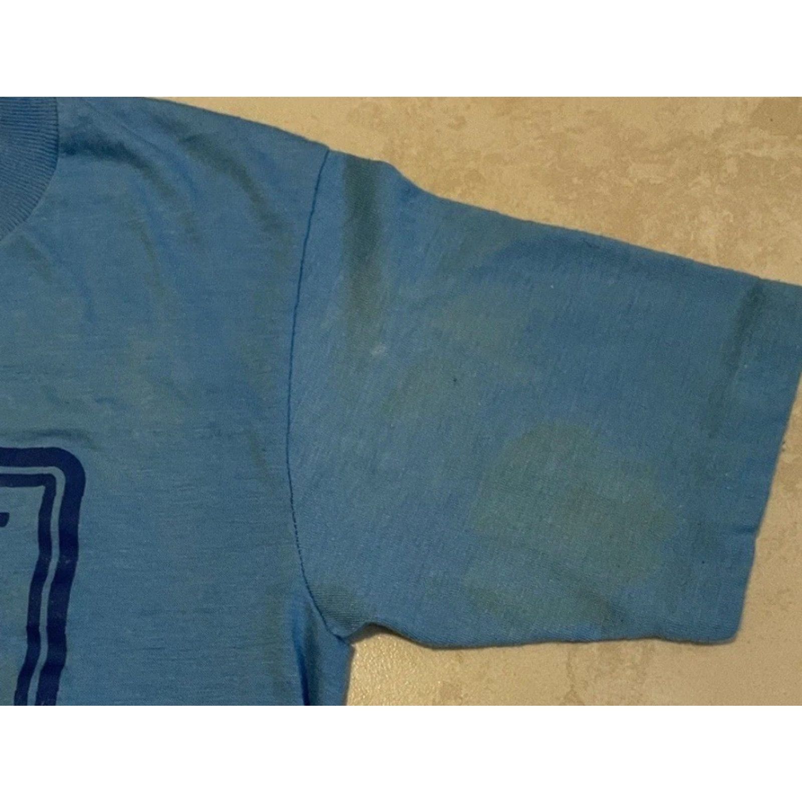 Vintage VINTAGE 70s Capps Bicycles Topeka Kansas Faded Shirt XS Blue Bike Race Cycling Grunge Size US XS / EU 42 / 0 - 6 Thumbnail