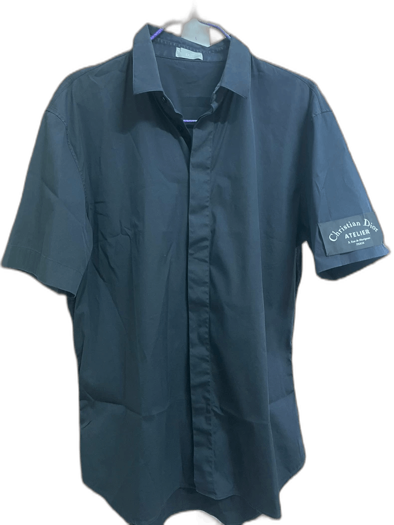 Dior Dior Logo Short Sleeve Shirt-yf Size US M / EU 48-50 / 2 - 1 Thumbnail