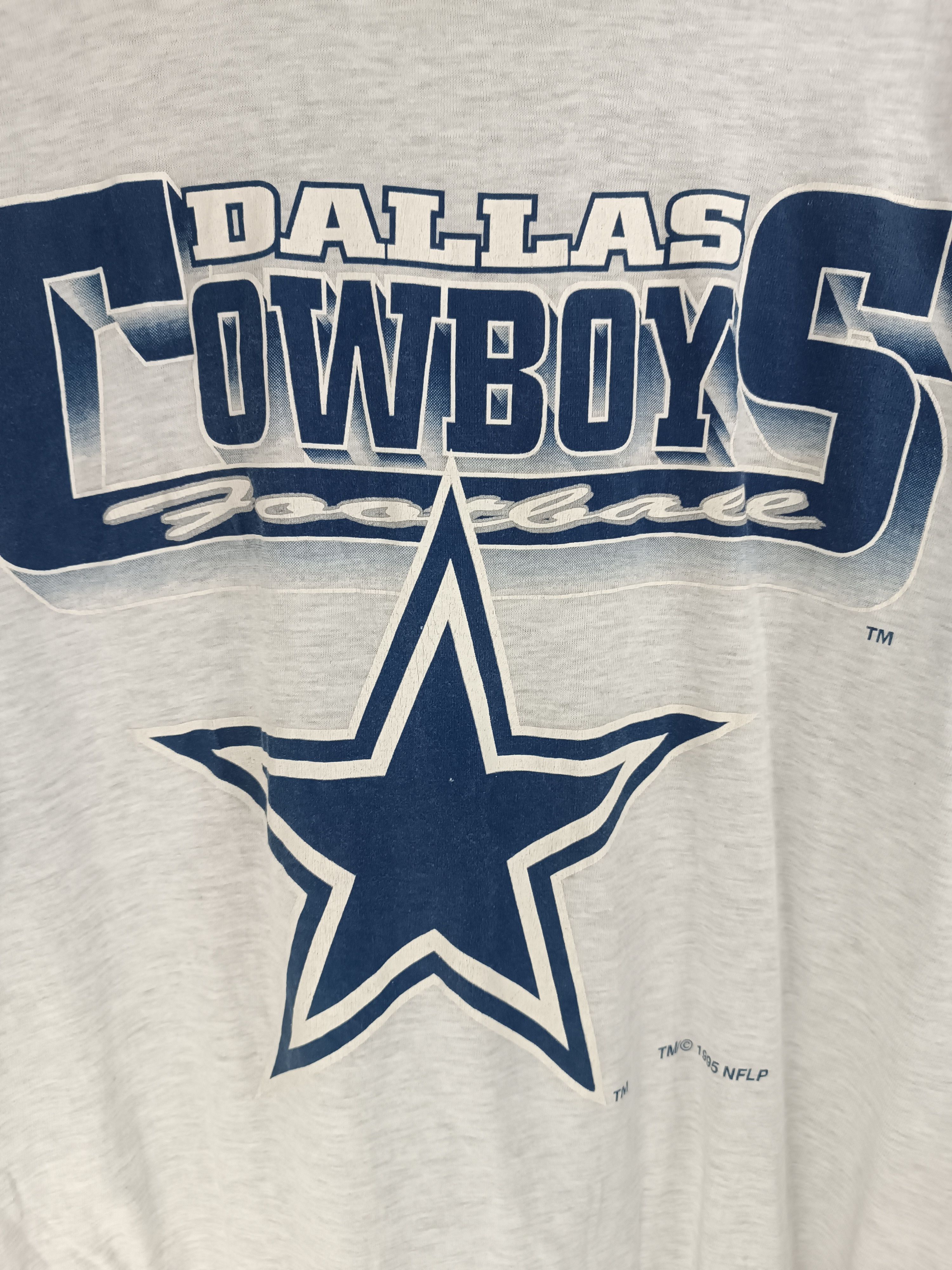 NFL VINTAGE 90'S DALLAS COWBOYS FOOTBALL TEE mavericks wings Size US L / EU 52-54 / 3 - 11 Thumbnail