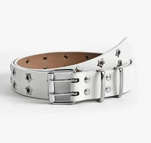 Other studded gothic double buckle star studded belt Size ONE SIZE - 1 Thumbnail
