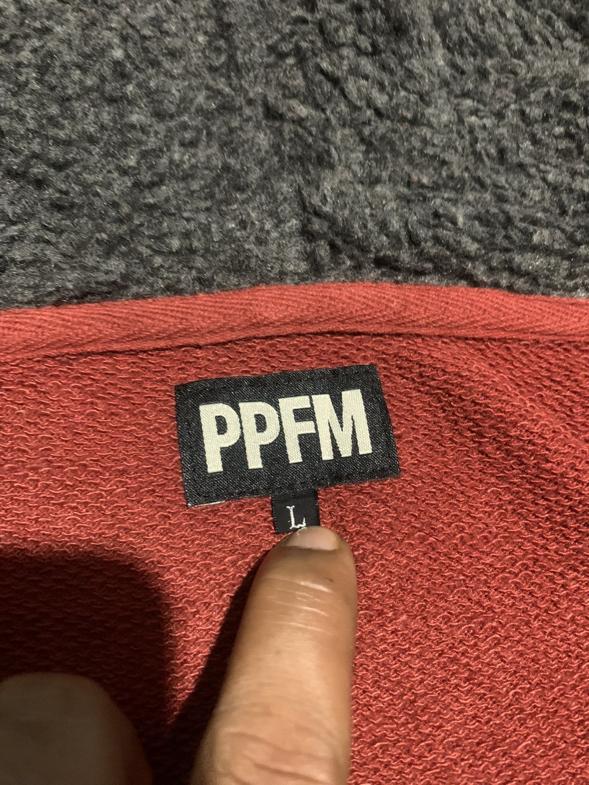 PPFM 2000s PPFM SHERPA TRIM DOUBLE ZIPPER HOODIE Size US M / EU 48-50 / 2 - 8 Thumbnail