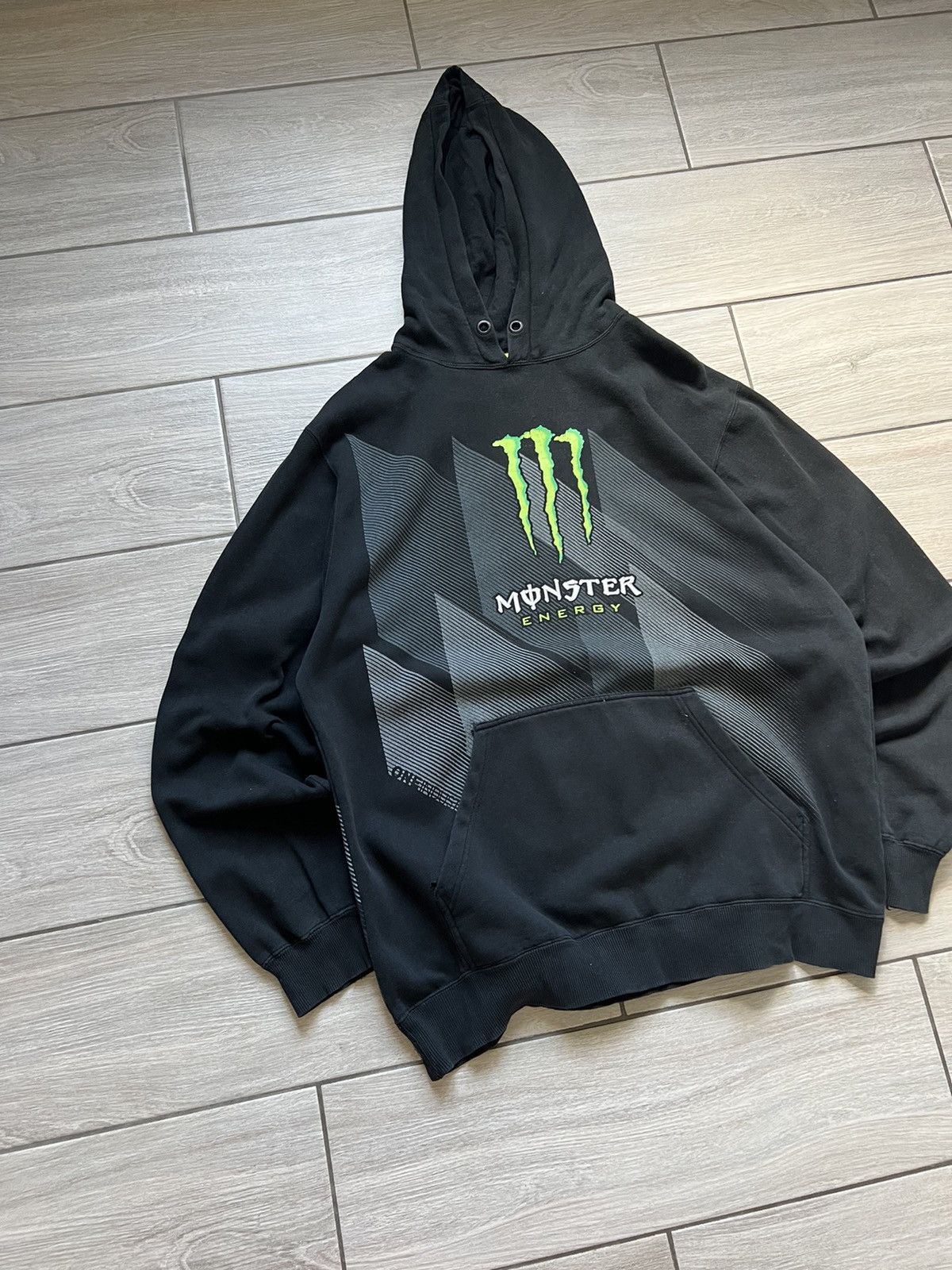Affliction × JNCO × Vintage Y2k Affliction Fox Racing Monster Hype Energy Hoodie Size US M / EU 48-50 / 2 - 3 Thumbnail