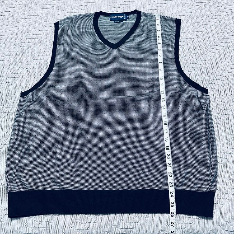 Polo Ralph Lauren Polo Ralph Lauren black silk sweater vest Size US XL / EU 56 / 4 - 6 Thumbnail