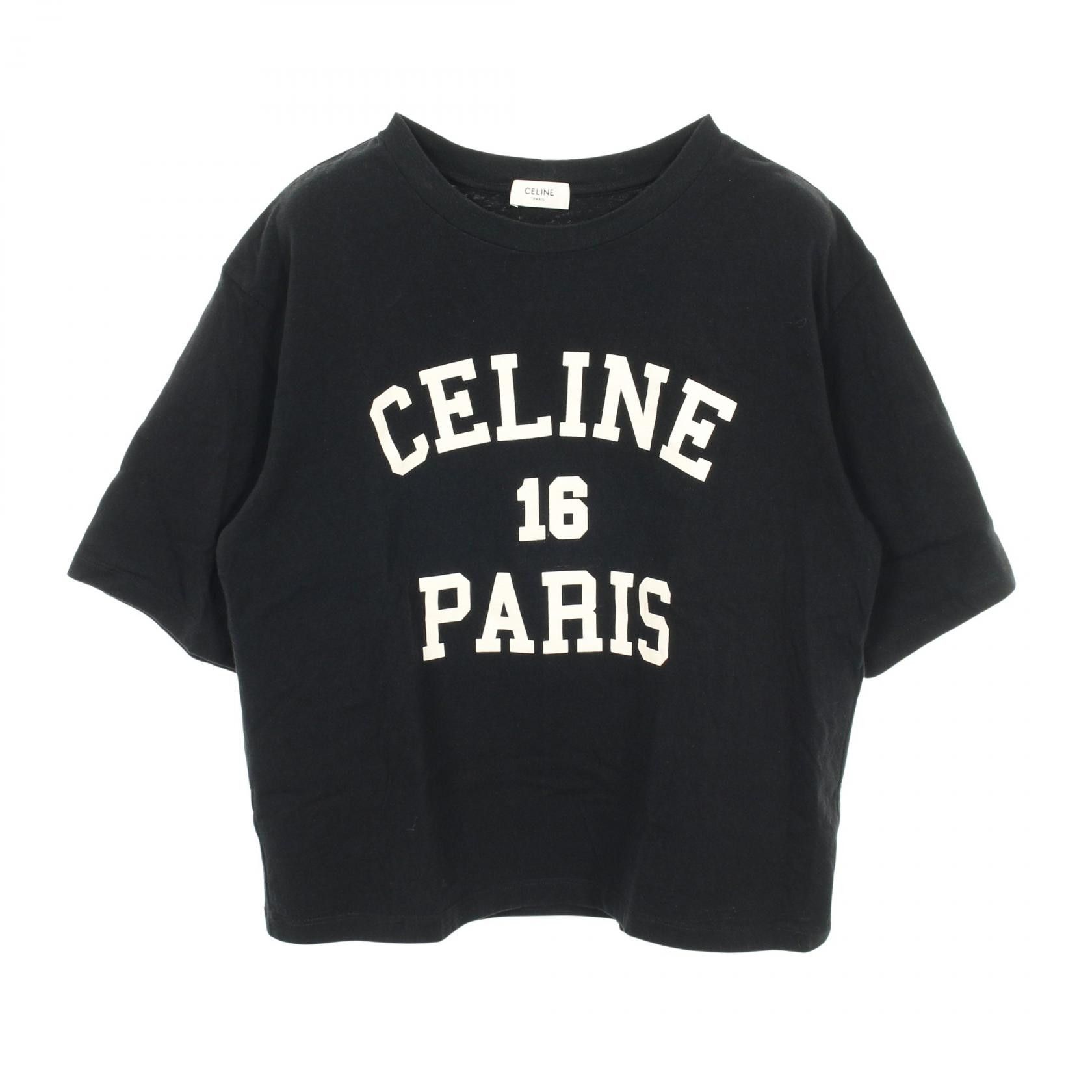 Celine Celine CELINE Cotton Short Sleeve Top Textile T-Shirts DUTY FREE for USA Size ONE SIZE - 1 Thumbnail