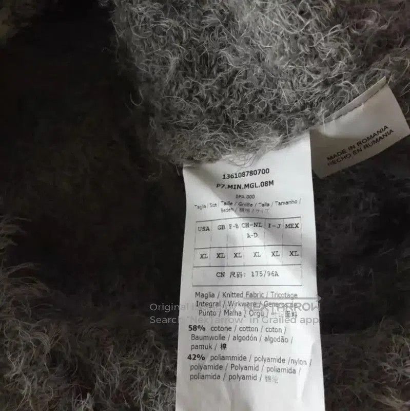 Max Mara MaxMara Gray Cotton Blend Pullover Sweater . Size XL / US 12-14 / IT 48-50 - 6 Thumbnail