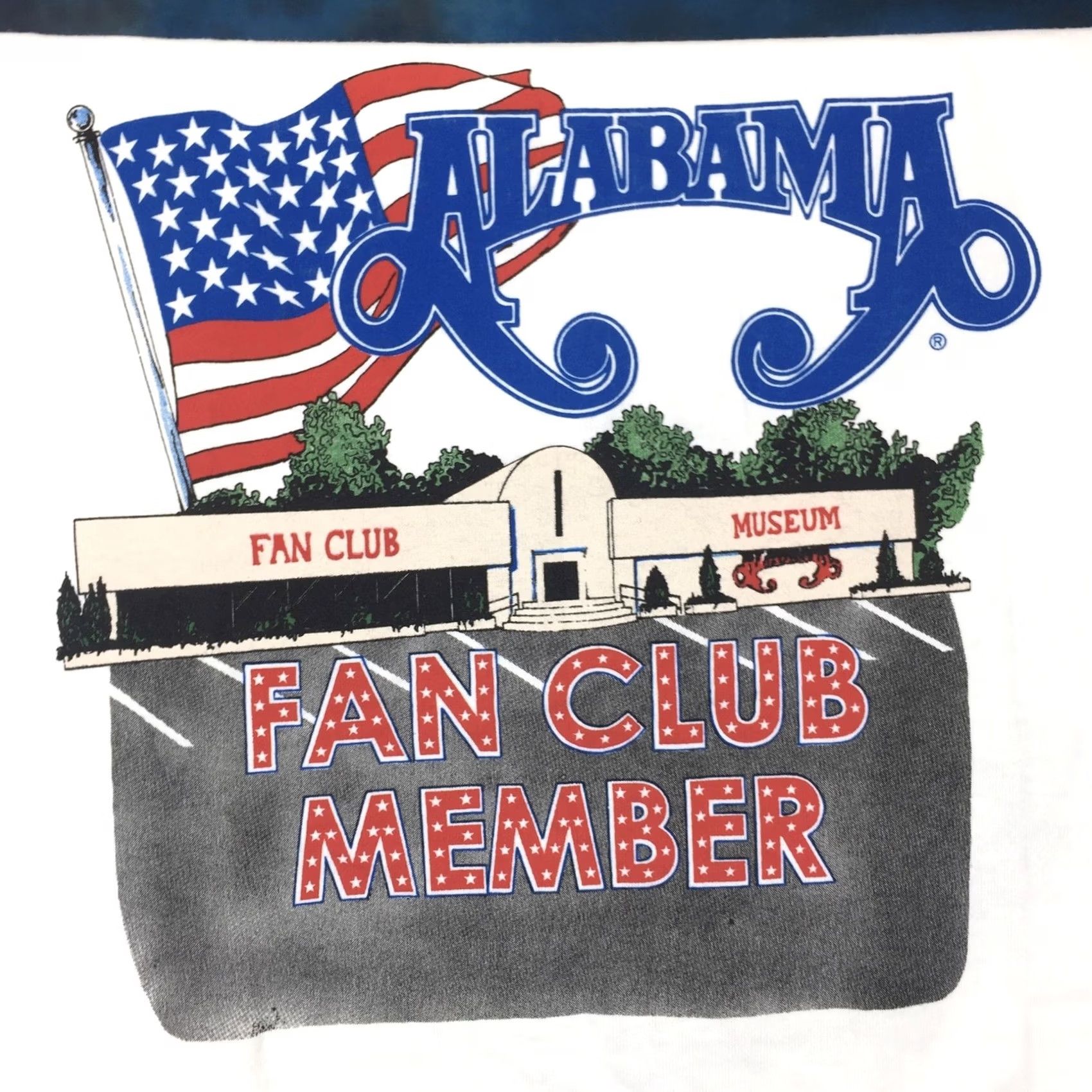 Fanci Club VINTAGE Alabama Fan Club Concert T-Shirt 2XL White Men Short Sleeve Crew Neck Belton NOS 80s Rock Country Size US XXL / EU 58 / 5 - 5 Thumbnail