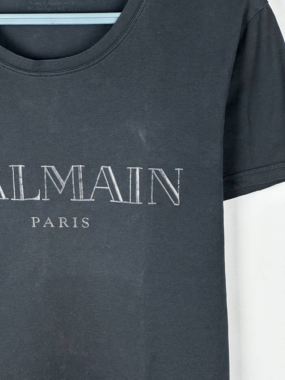 Balmain Balmain Black Classic Logo T-shirt Vintage Size US S / EU 44-46 / 1 - 4 Thumbnail
