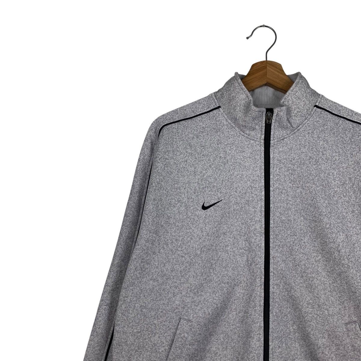 Nike NIKE Small Swoosh Logo Sweater Jacket #1996-C87 Size US L / EU 52-54 / 3 - 3 Thumbnail