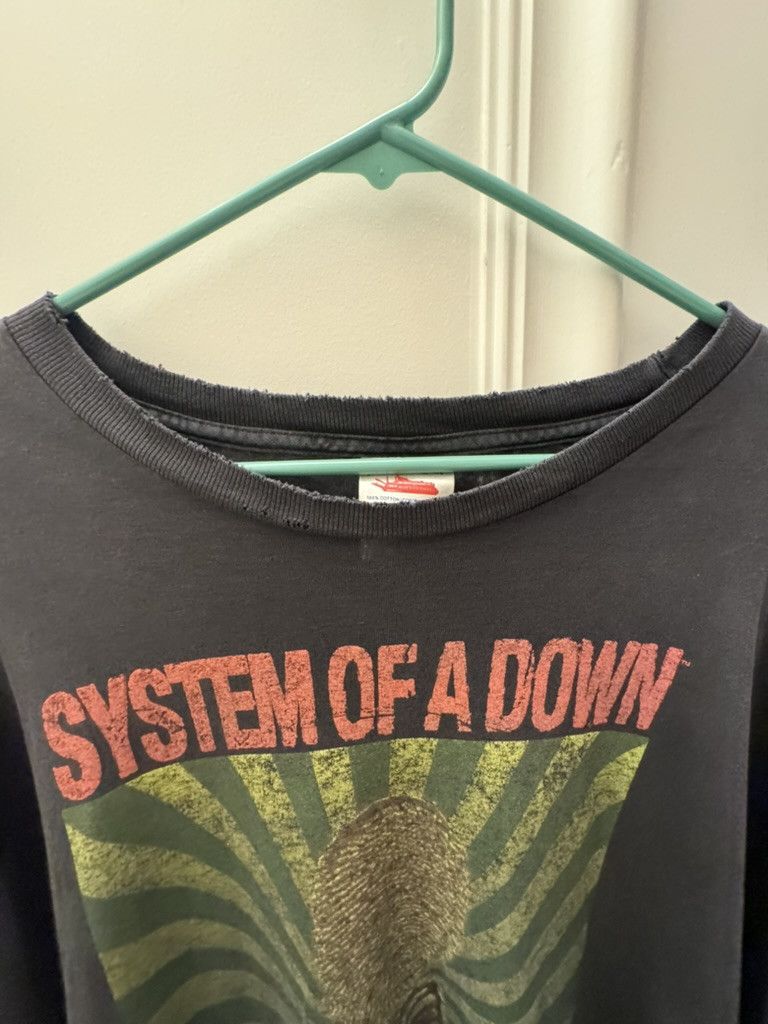 Band Tees × Vintage VINTAGE SYSTEM OF A DOWN SHIRT Size US XXL / EU 58 / 5 - 3 Thumbnail