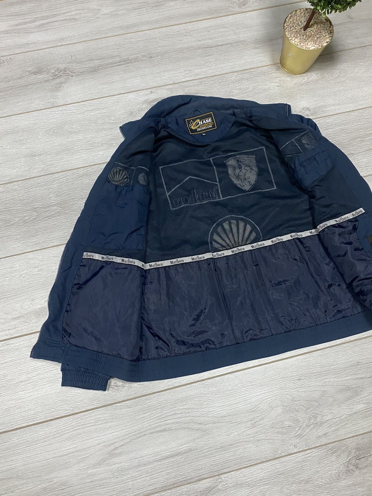 Marlboro Marlboro vintage racing bomber shell jacket Size US XL / EU 56 / 4 - 8 Thumbnail