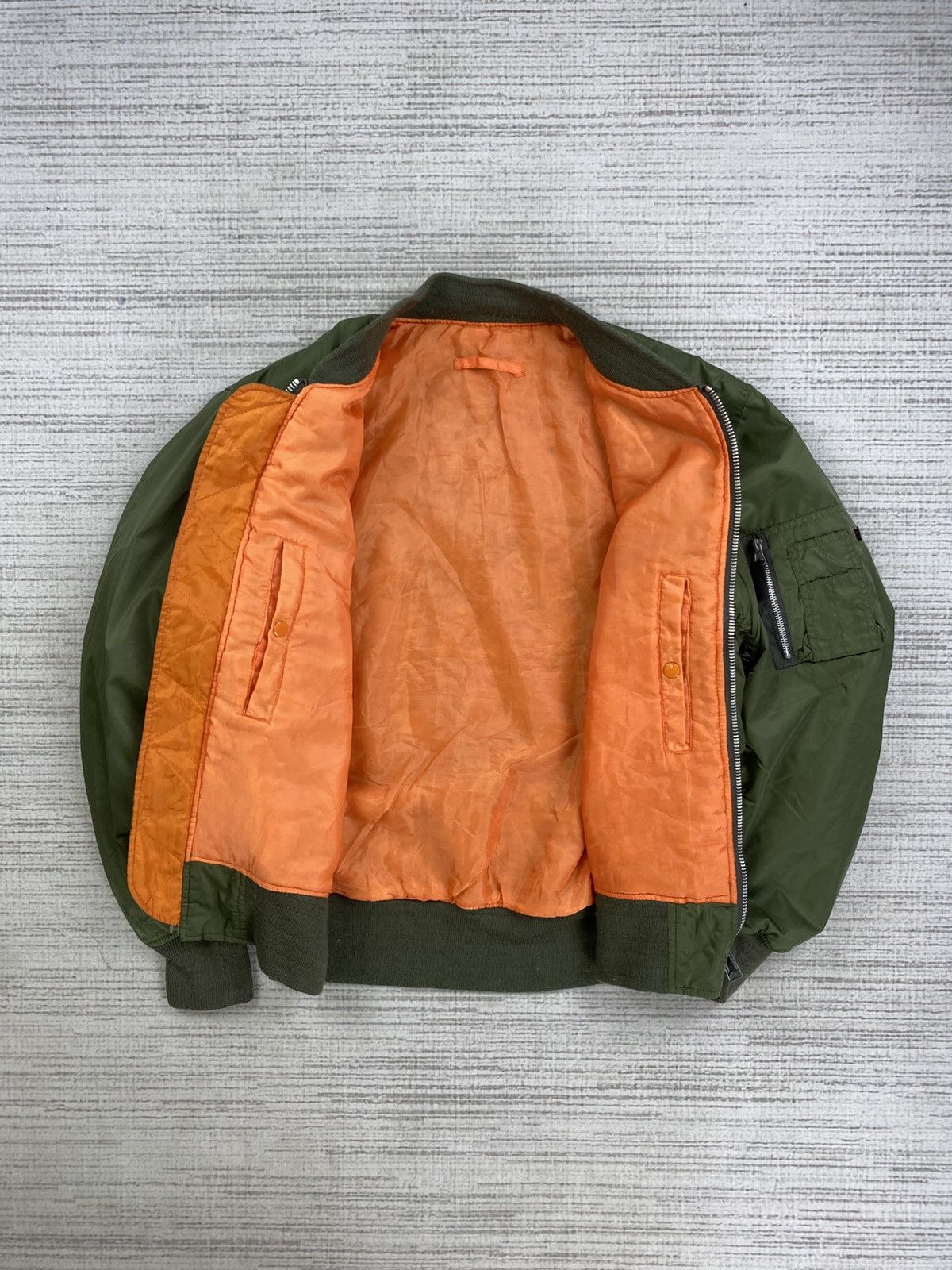 Japanese Brand 🔥USAF Type MA-1 Military Apparel Bomber Jacket Size US L / EU 52-54 / 3 - 6 Thumbnail