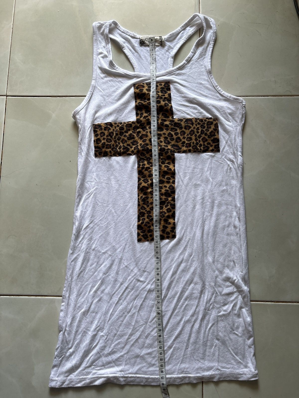 Japanese Brand Vintage Current Cross Leopard Tank Top Size US XS / EU 42 / 0 - 5 Thumbnail