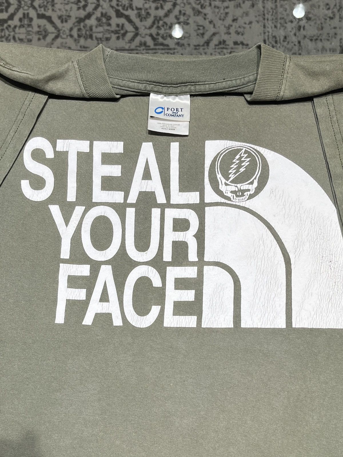 Band Tees Grateful Dead “Steal Your Face” The North Face Parody Size US M / EU 48-50 / 2 - 1 Thumbnail