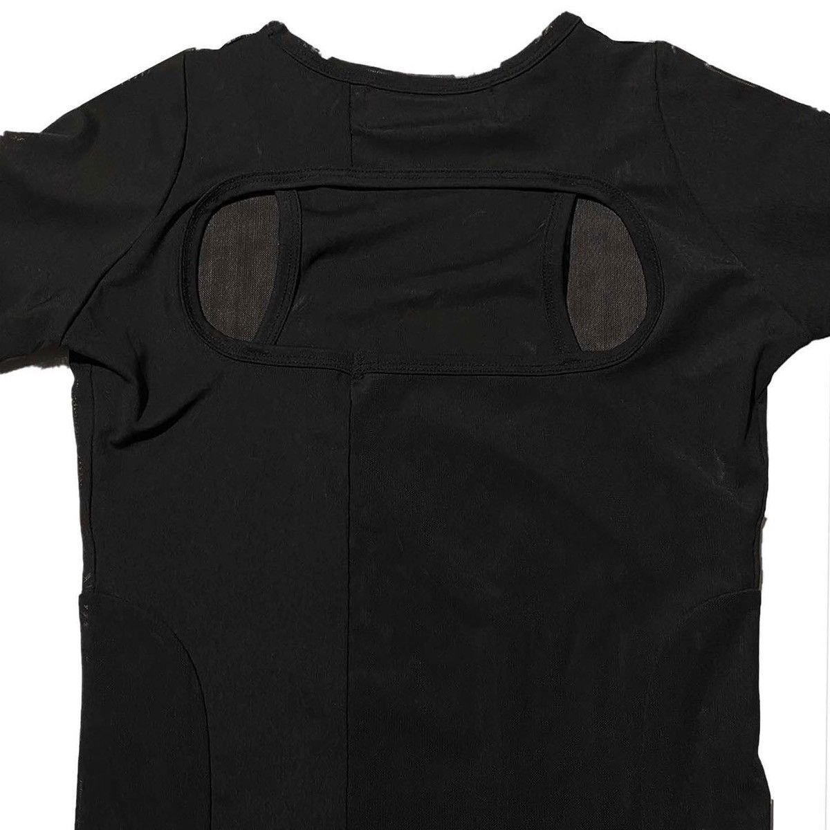 Rick Owens Dreamhouse Window Mesh Longsleeve Tee - Small Black Size US S / EU 44-46 / 1 - 8 Thumbnail