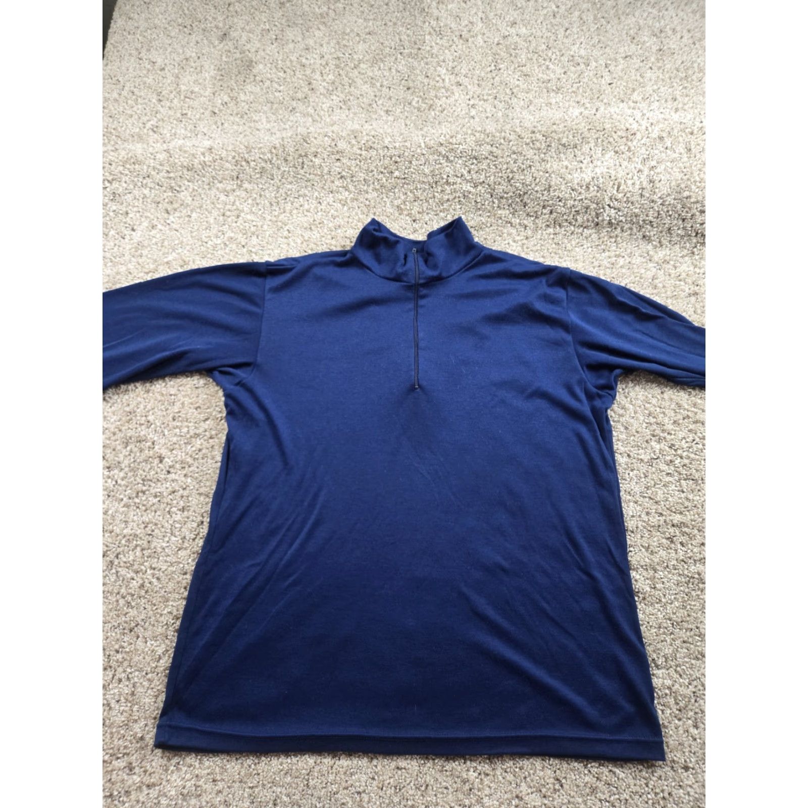Patagonia VINTAGE Patagonia Capilene Shirt Mens XL Blue Long Sleeve Base Layer 1/4 Zip USA Size US XL / EU 56 / 4 - 3 Thumbnail