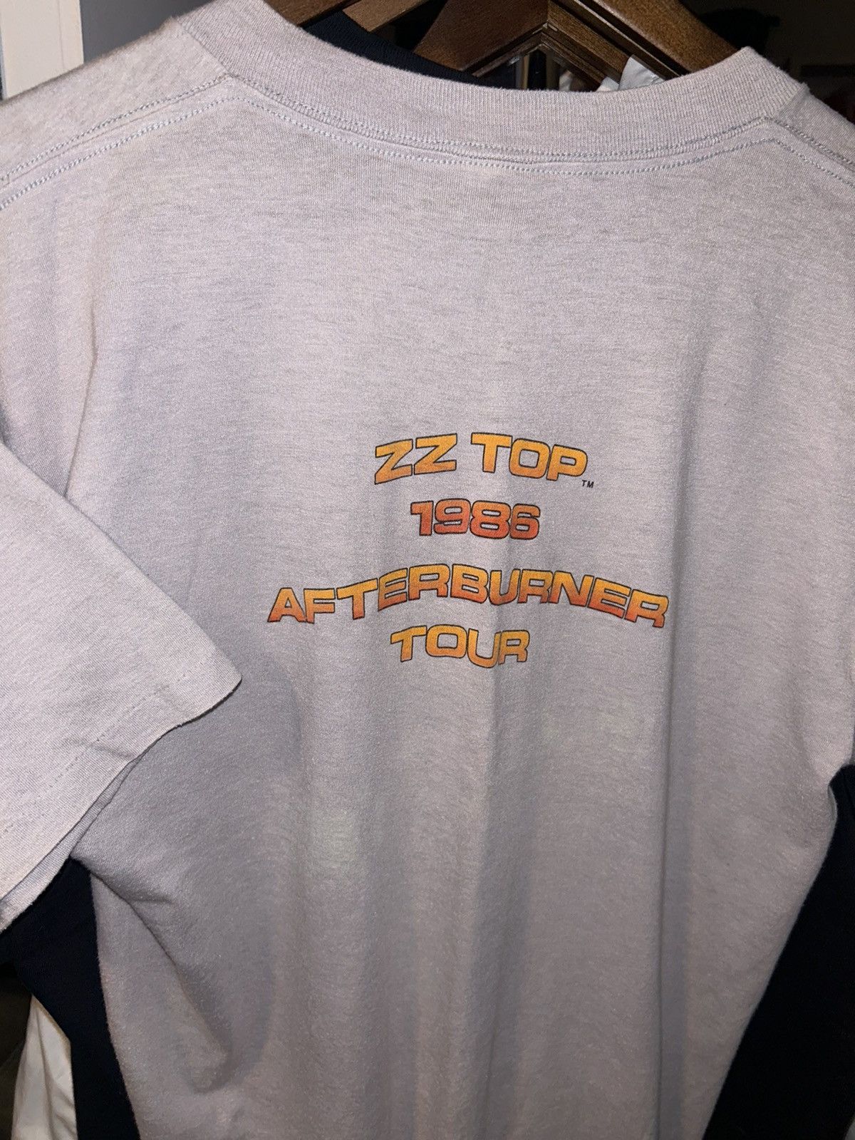 Band Tees Vintage ZZTop 1986 Afterburner Tour short-sleeve graphic tee Size US XL / EU 56 / 4 - 4 Thumbnail