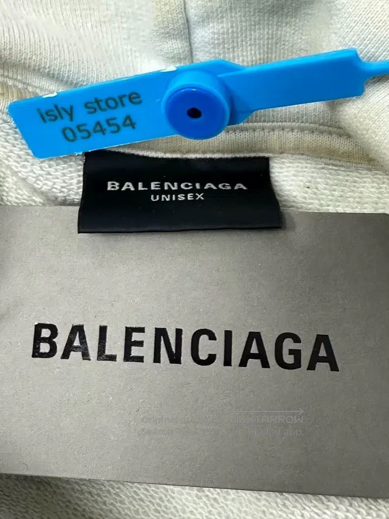 Balenciaga Balenciaga Letter printed zip-up long-sleeve sweatshirt wh Size US L / EU 52-54 / 3 - 4 Thumbnail